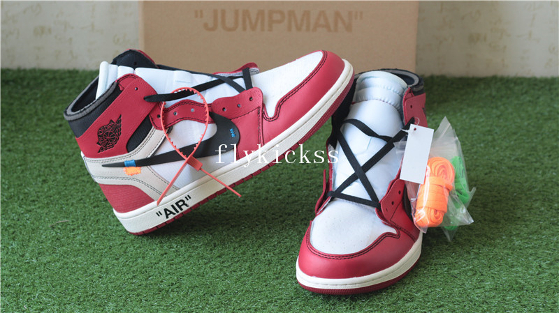 Final Correct Version Off White x Air Jordan 1